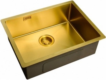Мойка кухонная Zorg Light ZL R 580440 BRONZE брашированная, прямоугольная, 58x44 см
