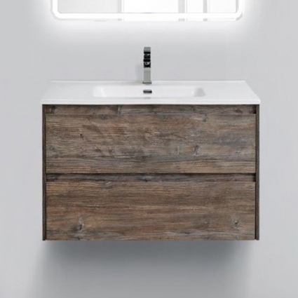 Тумба с раковиной BelBagno Kraft 80 pino pasadena, подвесная, с ящиками