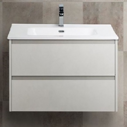 Тумба с раковиной BelBagno Kraft 60 bianco opaco, подвесная, с ящиками