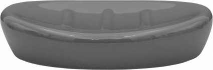 Мыльница Ridder Belly 2115307 серая цвет серый, настольная