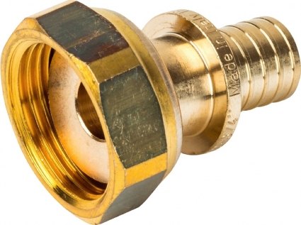 Переходник Stout SFA 0019 16xG 3/4", аксиальный, с накидной гайкой