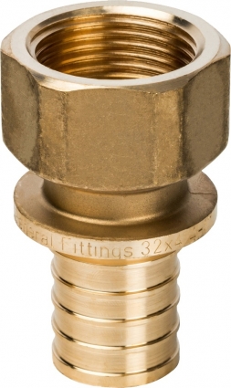 Переходник Stout SFA 0002 32xG 1", аксиальный, с внутренней резьбой