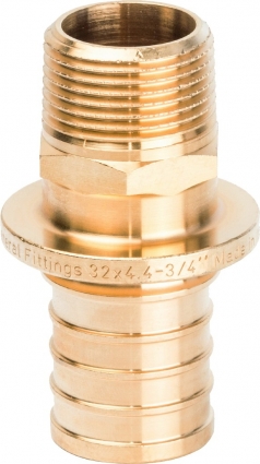 Переходник Stout SFA 0001 32xR 3/4", аксиальный, с наружной резьбой