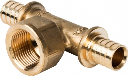 Тройник Stout SFA 0028 20xR 3/4", аксиальный, с внутренней резьбой
