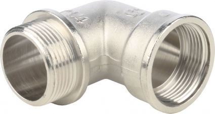 Угольник Stout SFT-0016 1 1/4" НВ, с упором, никелированный