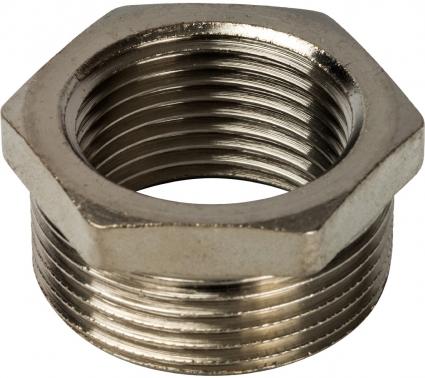 Футорка Stout SFT-0029 1 1/2"x1 1/4" никелированная