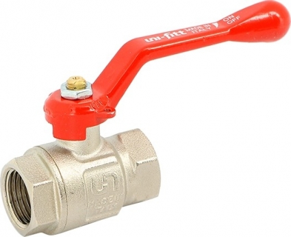 Шаровый кран Uni-Fitt Etalon 110L6000 1 1/2 вн-вн, полнопроходной, ручка рычаг
