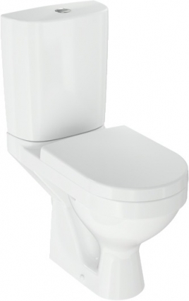 Унитаз-компакт Cersanit Kristal S-KO-KRI011-3/6-DL-w белый, овальный, 36.5x64 см