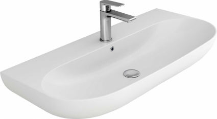 Раковина Bien Vokha MDLS09001FD1W3000 90 см, белая, цвет белый, овальная