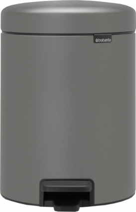 Мусорное ведро Brabantia NewIcon 126284 5л цвет серый, напольное