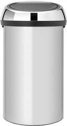 Мусорное ведро Brabantia Touch Bin 402425 60л цвет серый, напольное