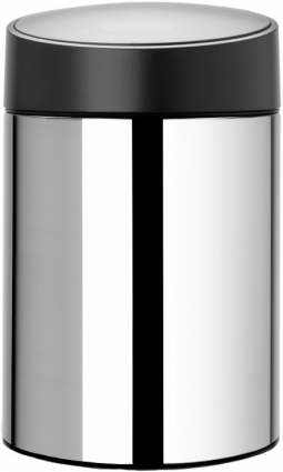 Мусорное ведро Brabantia Slide Bin 397127 5л цвет сталь, напольное