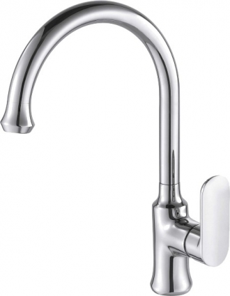 Смеситель Bravat Opal F7125183CP-RUS для кухонной мойки однорычажный, хром