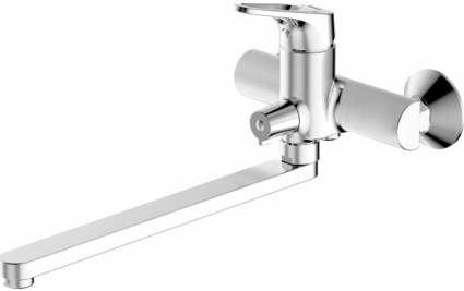 Смеситель Bravat Drop-D F648162C-01A универсальный однорычажный, хром