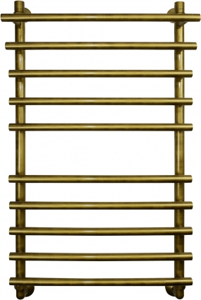 Полотенцесушитель водяной Ника Bamboo ЛБ3 100/40 бронза лесенка, 10 секций
