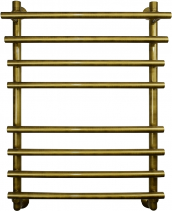 Полотенцесушитель водяной Ника Bamboo ЛБ3 80/60 бронза лесенка, 8 секций