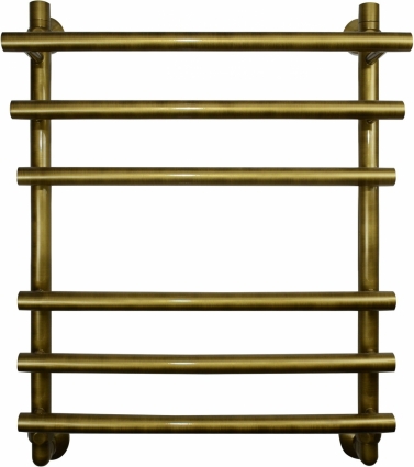 Полотенцесушитель водяной Ника Bamboo ЛБ3 60/50 бронза лесенка, 6 секций