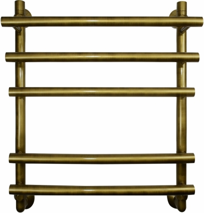 Полотенцесушитель водяной Ника Bamboo ЛБ3 50/40 бронза лесенка, 5 секций