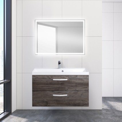 Мебель для ванной BelBagno Aurora 90 pino pasadena подвесная, с ящиками