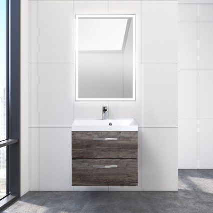 Мебель для ванной BelBagno Aurora 60 pino pasadena подвесная, с ящиками