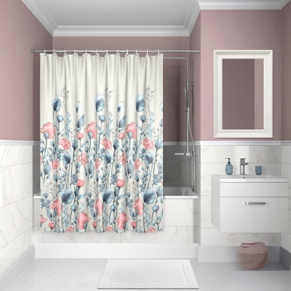 Штора для ванной Iddis Decor D11P218i11 в современном стиле