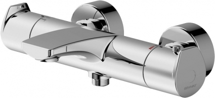 Термостат Bravat Nizza F6353387CP-01-RUS для ванны с душем, термостат, хром