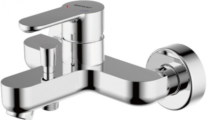 Смеситель Bravat Stream F63783C-01A для ванны с душем, однорычажный, хром