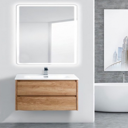 Мебель для ванной BelBagno Kraft 100 rovere nebrasca nature подвесная, с ящиками