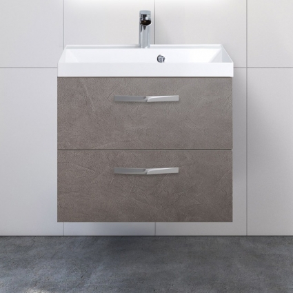 Тумба с раковиной BelBagno Aurora 60 pietra grigio, подвесная, с ящиками