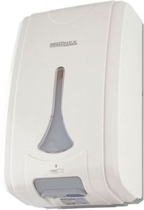 Диспенсер для мыла Connex ASD-210 white сенсорный белый, округлый, 18.5x13x32 см