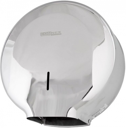 Диспенсер туалетной бумаги Connex CONNEX RTB-25 POLISHED механический, округлый, 28x11.8x28.5 см