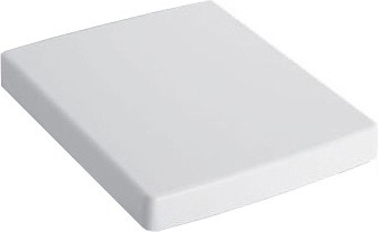 Крышка-сиденье Villeroy & Boch Memento 9M17 S1R2 ярко-белая, с микролифтом, петли хром в стиле hi-tech
