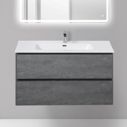 Тумба для комплекта BelBagno Pietra 100 stucco cemento подвесная, с ящиками