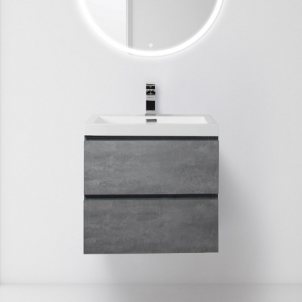 Тумба для комплекта BelBagno Luce 60 stucco cemento подвесная, с ящиками