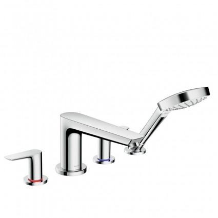 Смеситель Hansgrohe Talis E 71748000 на борт ванны однорычажный, хром