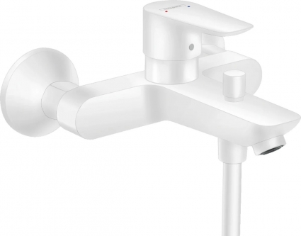 Смеситель Hansgrohe Talis E 71740700 для ванны с душем, однорычажный, белый
