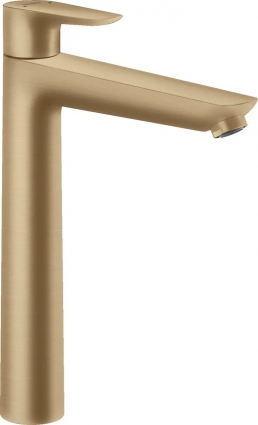 Смеситель Hansgrohe Talis E 71716140 для раковины с донным клапаном, однорычажный, бронза