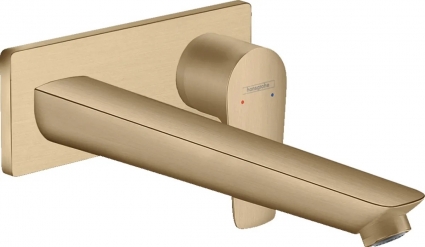 Смеситель Hansgrohe Talis E 71734140 для раковины однорычажный, бронза