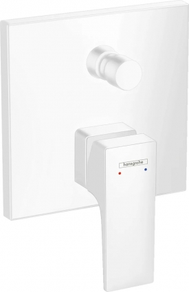 Смеситель Hansgrohe Metropol 32545700 для ванны с душем, однорычажный, белый