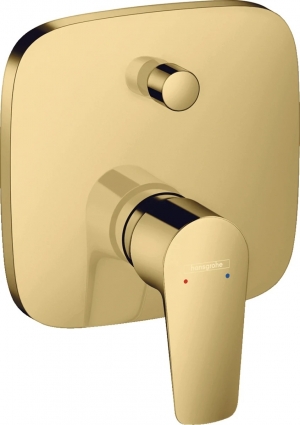 Смеситель Hansgrohe Talis E 71745990 для ванны с душем, однорычажный, золото