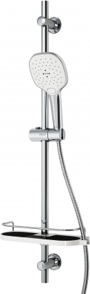 Душевой гарнитур Dorff Prime D0140000 штанга 60 см, шланг металлический 175 см, 3 режима