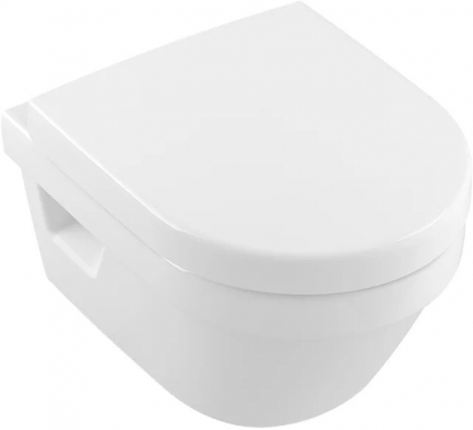 Унитаз подвесной Villeroy & Boch Architectura Pack 4687HR01 белый, овальный, 350x480 см