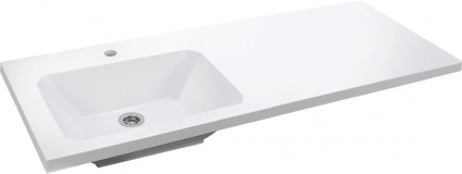 Раковина Paulmark Sellin PM800431L прямоугольная, цвет белый