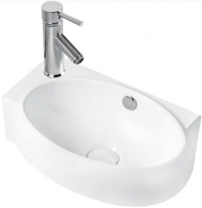 Рукомойник BelBagno BB1059 овальная, цвет белый, на столешницу