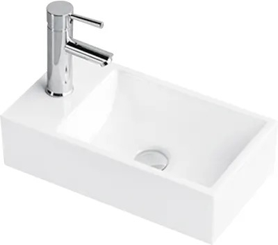 Рукомойник BelBagno BB1044 прямоугольная, цвет белый, на столешницу
