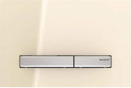 Кнопка смыва Geberit Sigma 50 115.788.TG.2 песчаное стекло механическая,  в стиле hi-tech