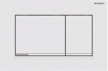 Кнопка смыва Geberit Sigma 30 115.883.JT.1 белый матовый / хром глянцевый механическая,  в стиле hi-tech