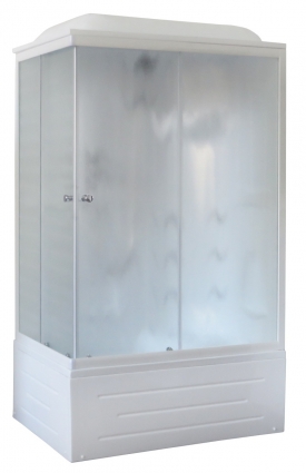 Душевая кабина Royal Bath BP RB8100BP2-M-CH-R прямоугольная, поддон глубокий