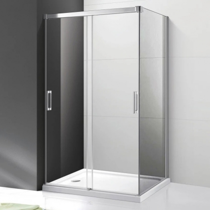 Боковая стенка Cezares Tandem Soft FIX-100-C-Cr-IV стекло прозрачное