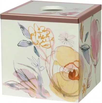 Бокс для салфеток Creative Bath Blush Blooming BLU58MULT настольный,  в современном стиле
